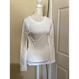 J.Crew Slim Perfect-Fit T-Shirt Size White Long Sleeve M